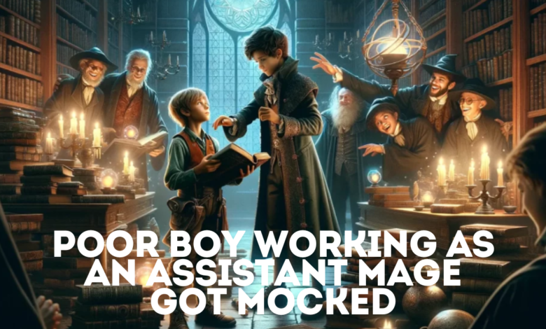 poor boy working as an assistant mage got mocked